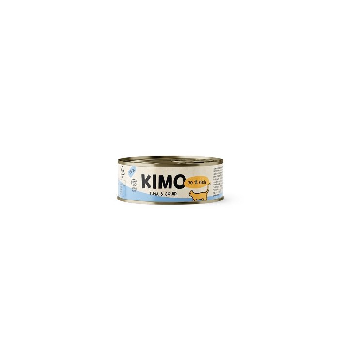 Kimo Tuna & Squid konserv kassidele tuunikala, kalmaari ja riis 70g