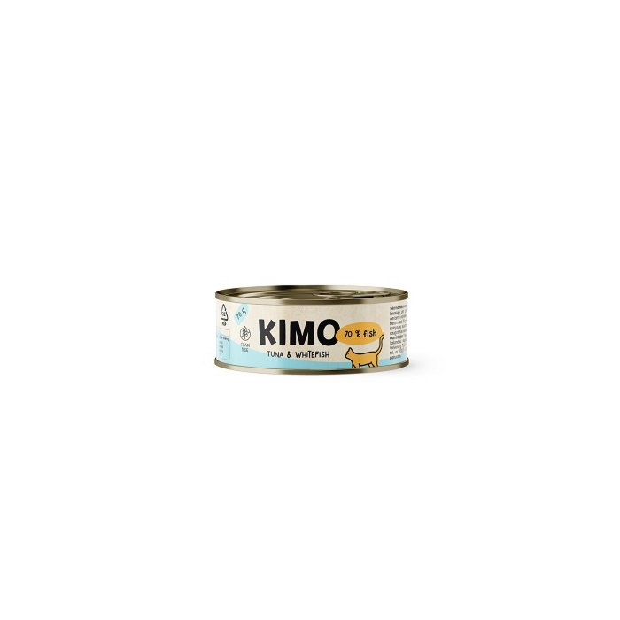 Kimo Tuna & Whitefish / tuunikala, siiakala ja riisiga konserv kassidele 70g