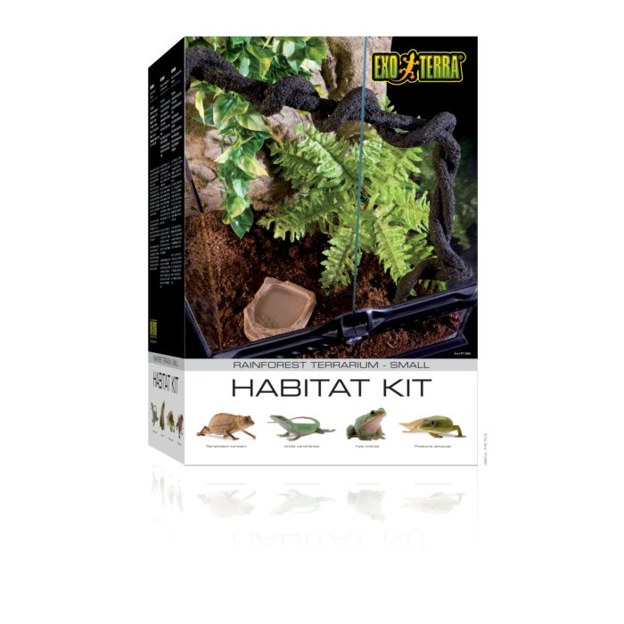 Klaasist terraarium - Exo Terra Habitat Kit Rainforest / 30х30х45cm (PT2660) 