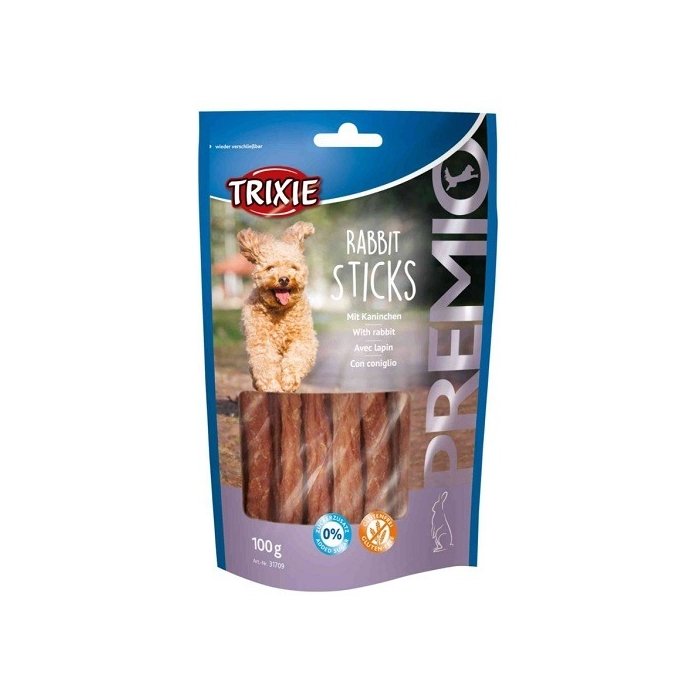 Koera maius PREMIO Küülikupulgad, 100 g