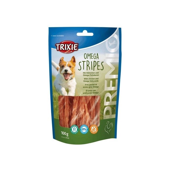 Koera maius PREMIO Oomega ribad, kana, 100 g