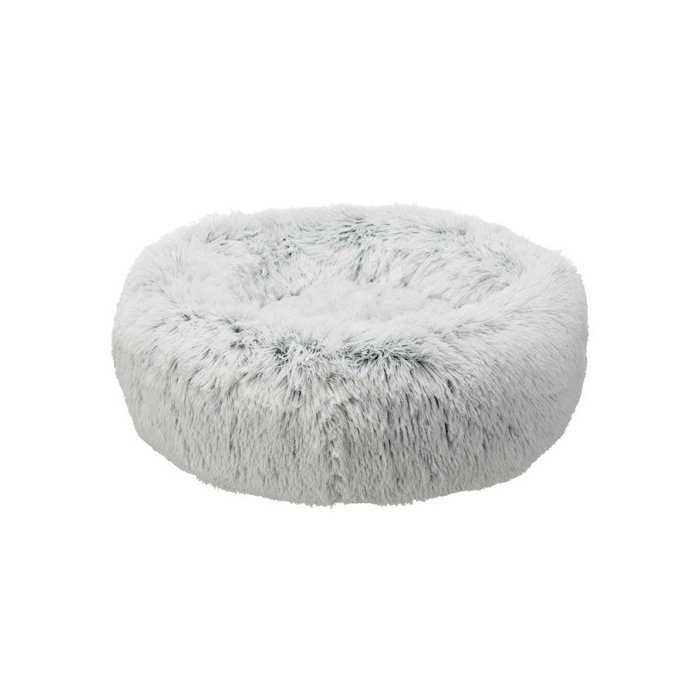 Koera voodi Harvey, ümmargune, ø 50 cm, valge-must