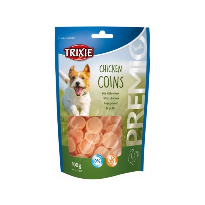 Trixie koera maius Esguisita 'ChickenCoins' / 100g