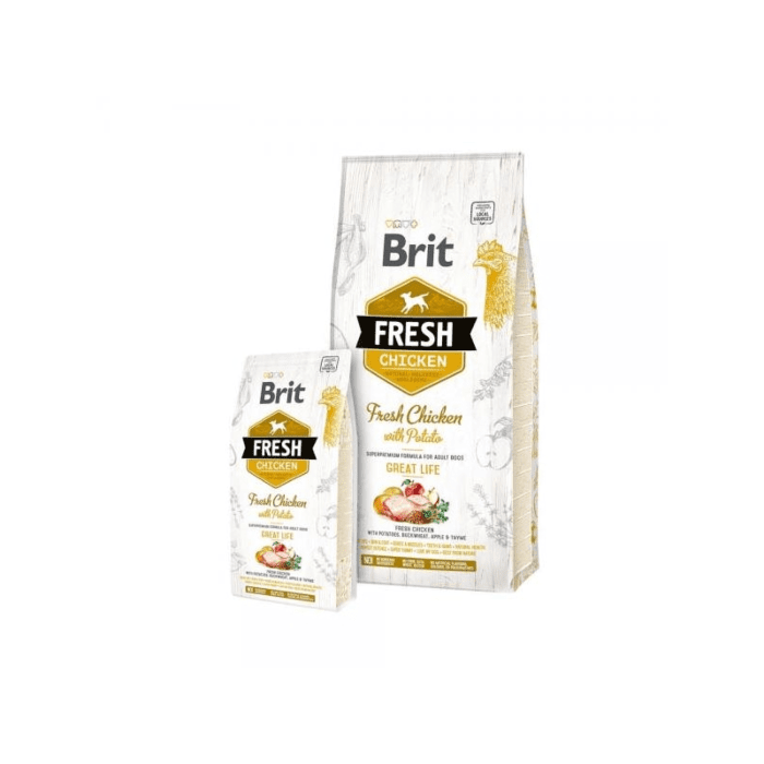 Brit FRESH Chicken&Potato Adult / 12kg