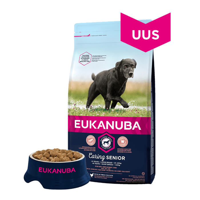 Eukanuba - Mature & Senior 6+ Large Breed для пожилых собак крупных пород с курицей