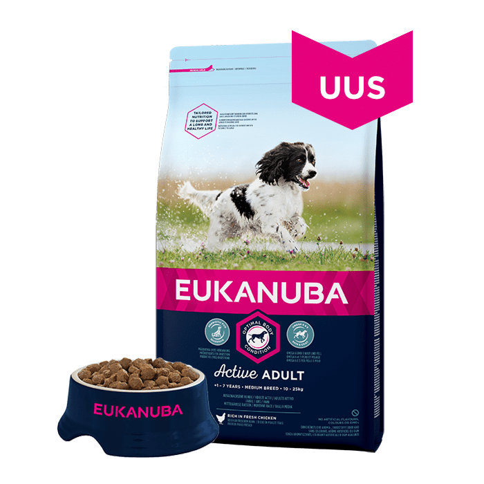 Eukanuba - Adult Medium Breed - для взрослых собак средних пород