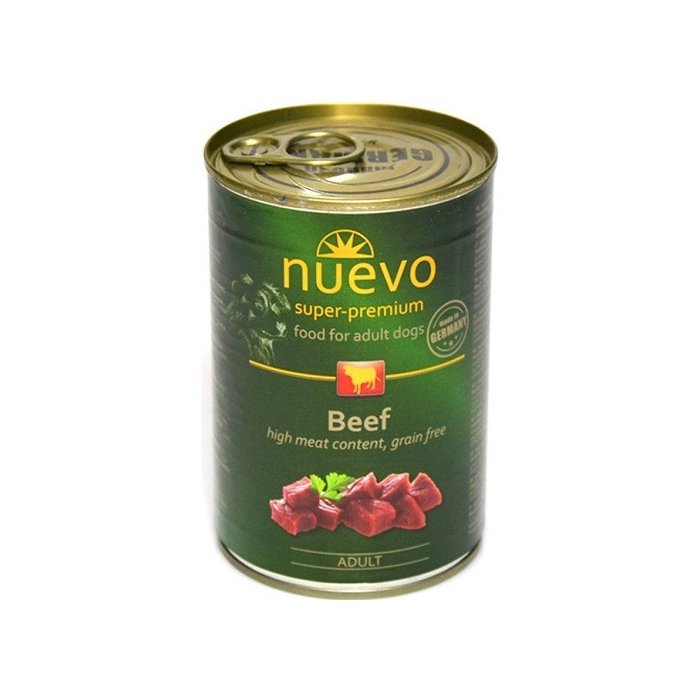 Täissööt (konserv) NUEVO täiskasvanud koertele - Loomalihaga 400g