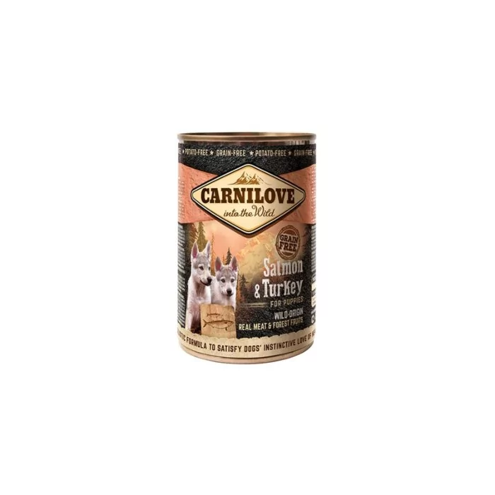 CarniLove lõhe ja kalkuni kutsika täissööt konserv / 400g