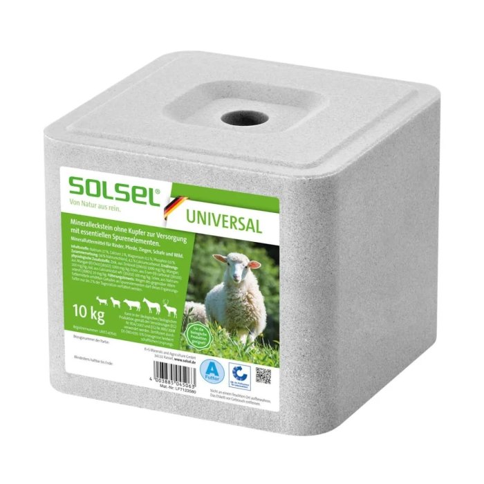 Mineraalsööt lakukivi Solsel K+S universaal lambale 5kg