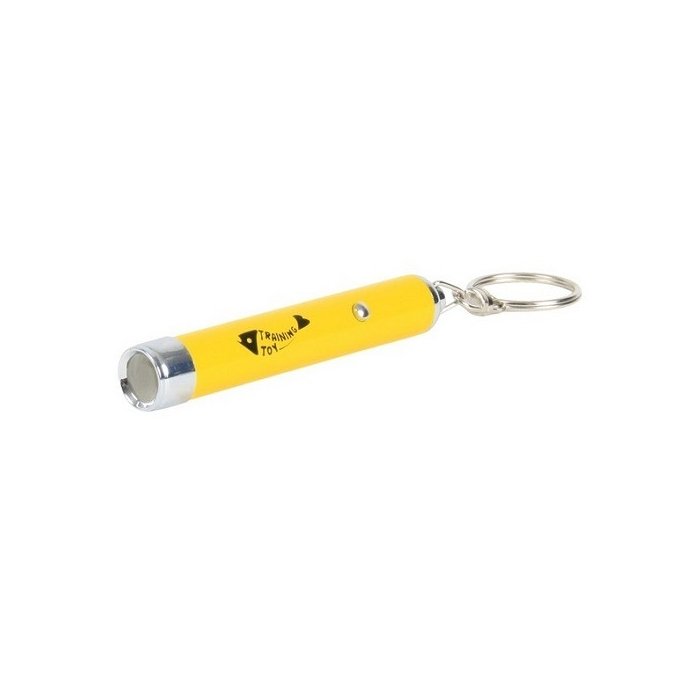 Mänguasi kassidele LED osuti Catch the Light, 8 cm, kollane