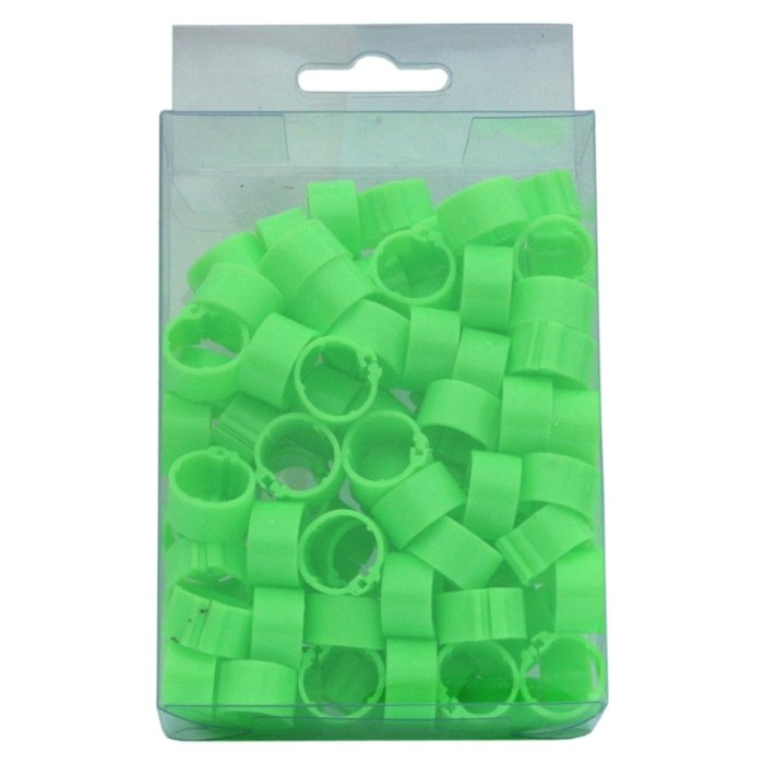 Jalarõngas linnule 6mm / laimiroheline / 1tk