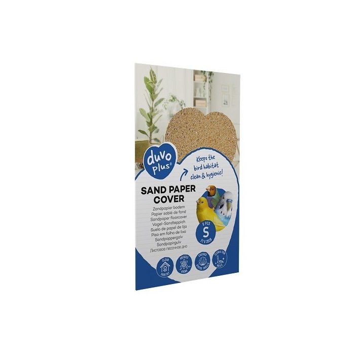 Lindude liivapaber S 21x35cm 8tk