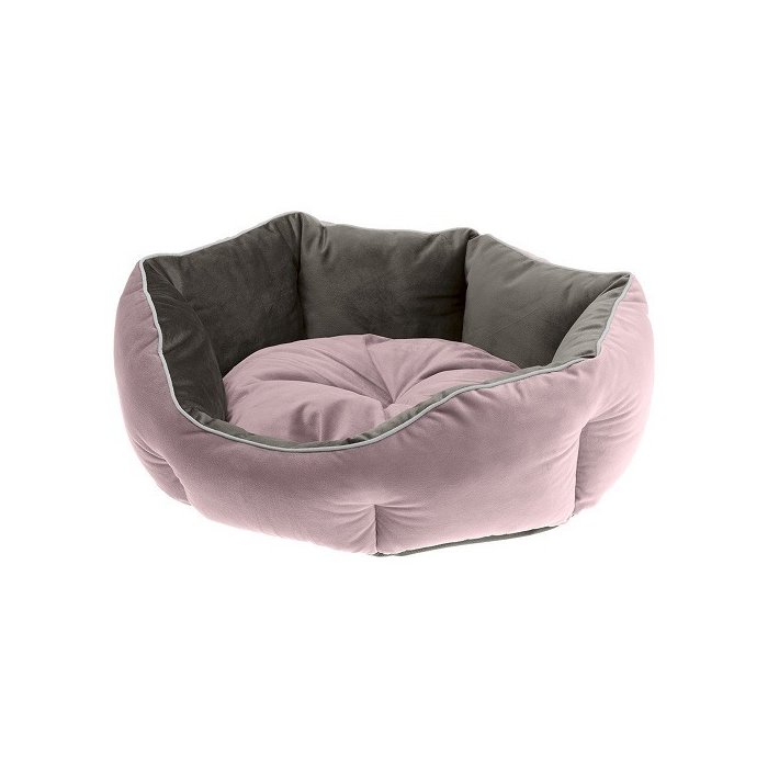 Koera magamiskoht Queen 50 50x40x18cm roosa/hall