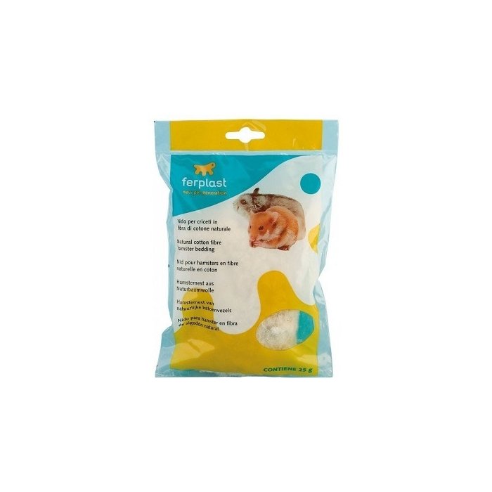 Materjal näriliste voodite ja pesade jaoks / 12,5x23x2,5cm plast