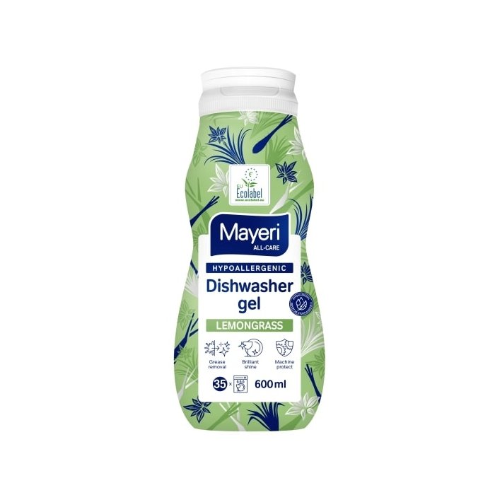 Mayeri Nõudepesumasina geel Hypoallergenic Lemongrass / 600ml