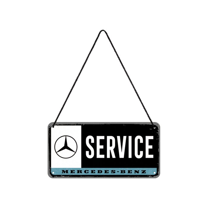 Металлический декоративный постер / 10x20 cм / BMW Service