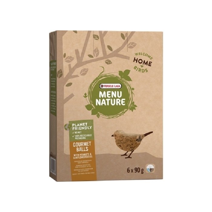 Menu Nature Gourmet rasvapallid maapähklite ja päevalillega (ilma võrketa) 540g