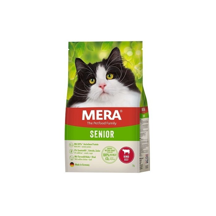 Mera Cats Senior kuivtoit kassidele loomalihaga 2kg