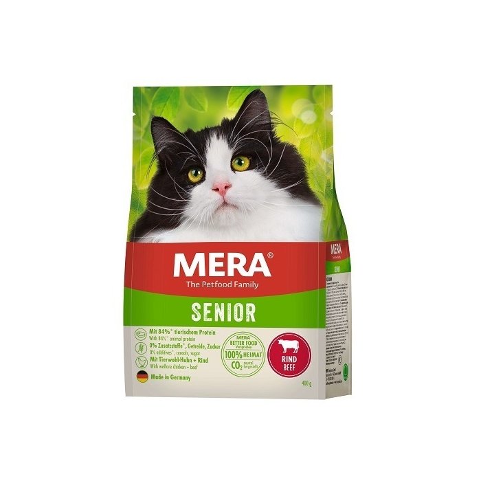 Mera Cats Senior kuivtoit kassidele loomalihaga 400g