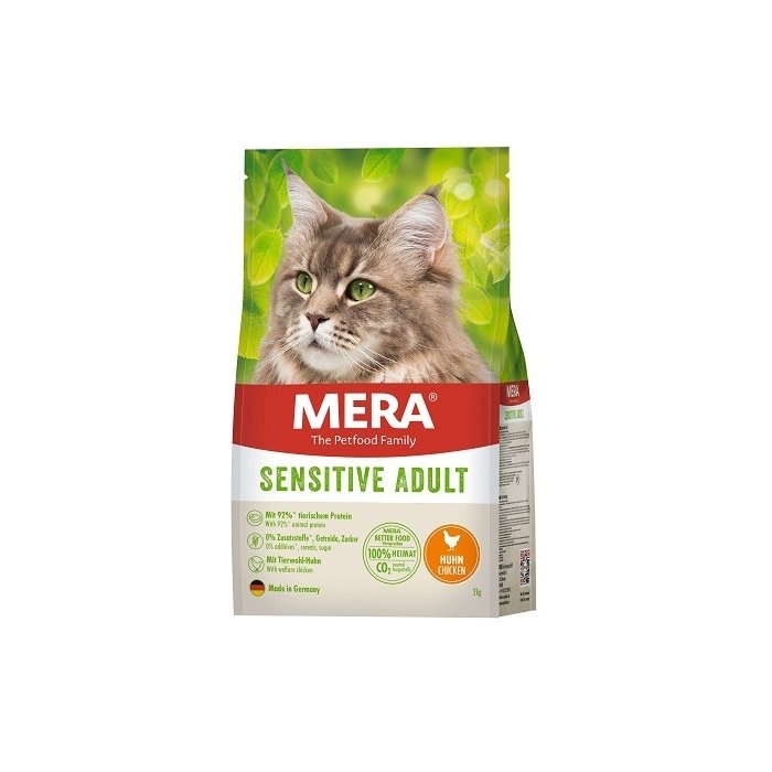 Mera Cats Sensitive Adult kuivtoit kassidele kanaga 2kg
