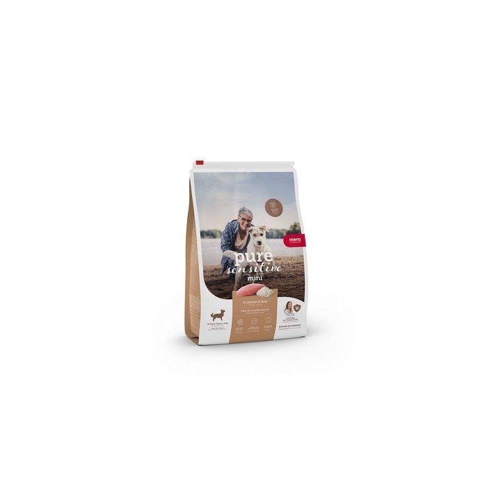 Mera Pure Sensitive Adult Mini kuivtoit koertele Kalkun&Riis 1kg