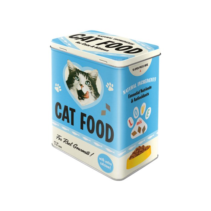 Metallpurk L / 3D Cat Food