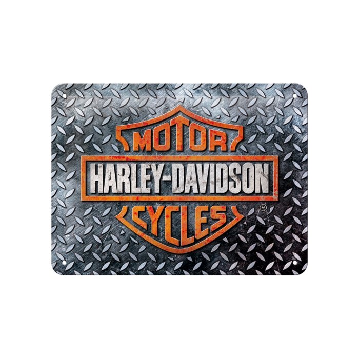 Металлический декоративный постер / Harley Davidson / 15x20см