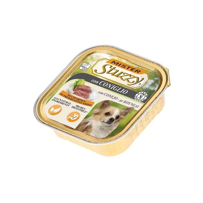 Täissööt (konserv) MISTER STUZZY Dog küülikulihaga 150g