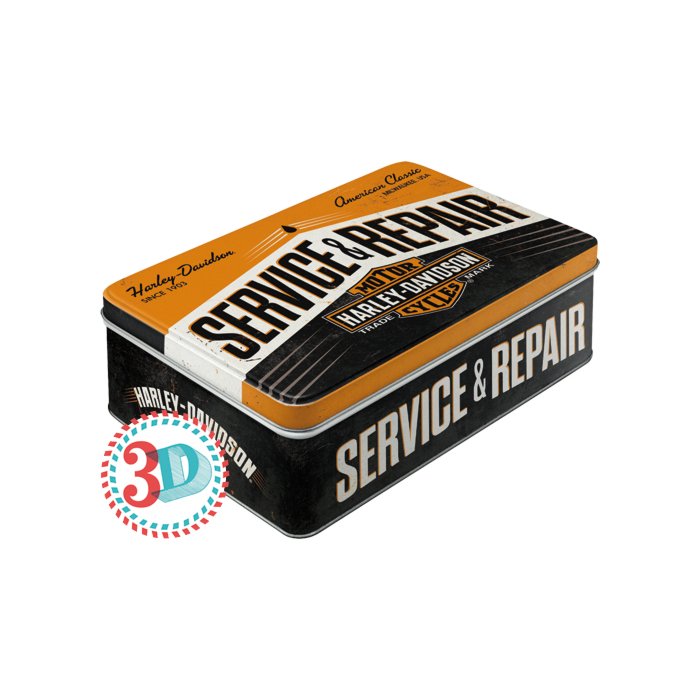 Metallkarp / flat 3D Harley-Davidson Service & Repair