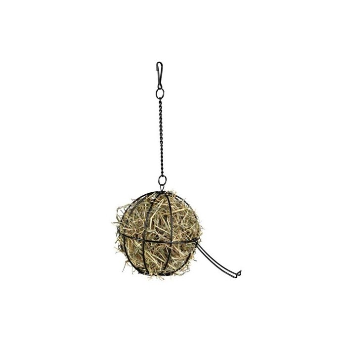 Näriliste söögikorv ketiga, metallist, 12cm