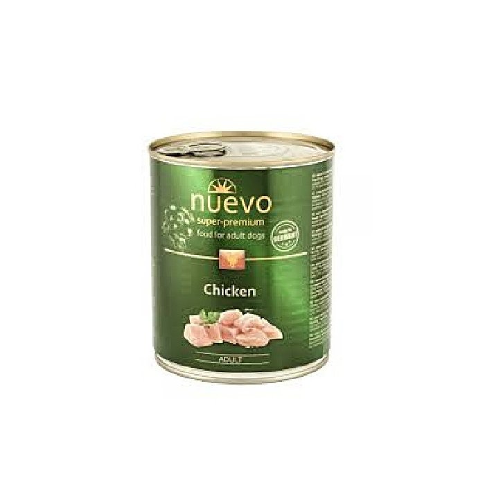 Täissööt (konserv) NUEVO täiskasvanud koertele - Kanaga 800g