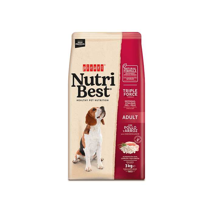 NutriBest Puppy Chicken & Rice koeratoit 3kg