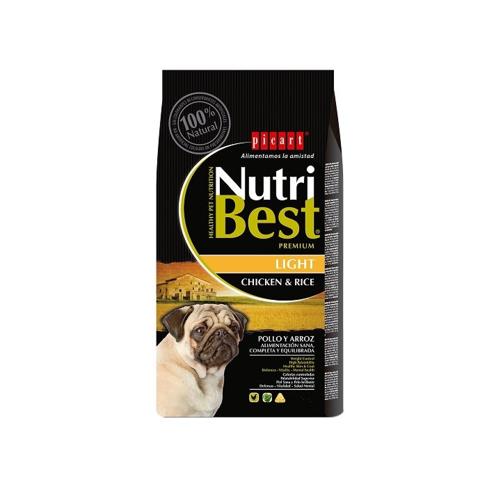 Nutribest Light Chicken And Rice koeratoit 15 kg