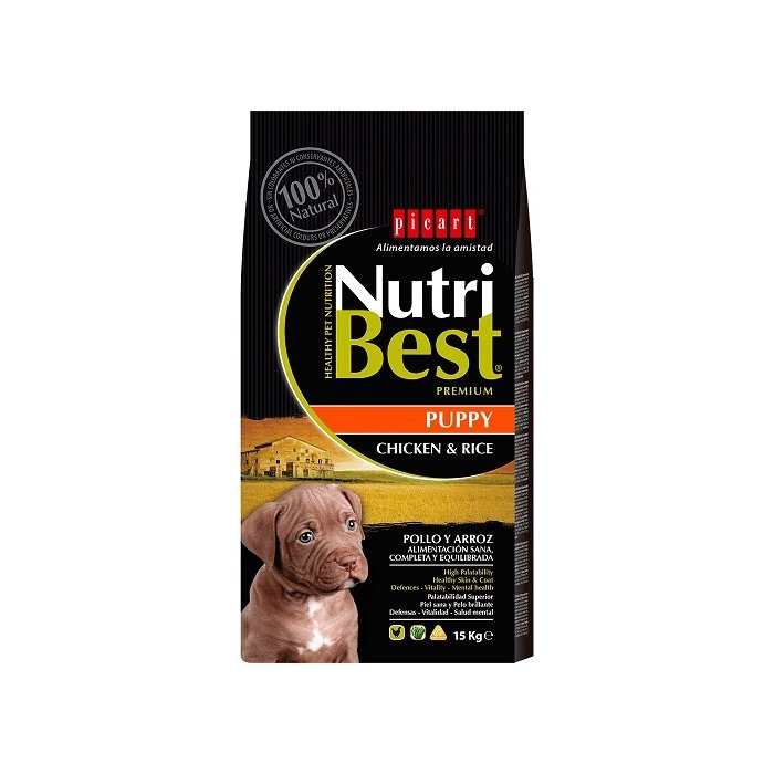 Nutribest Puppy Chicken And Rice koeratoit 15kg