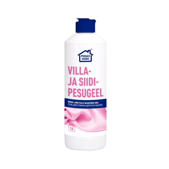 Puhas Kodu villa-ja siidipesugeel 500 ml