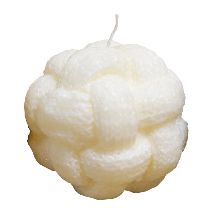 Kuunal Punutud kera / Ø80 / 30h / kera / elevandiluu