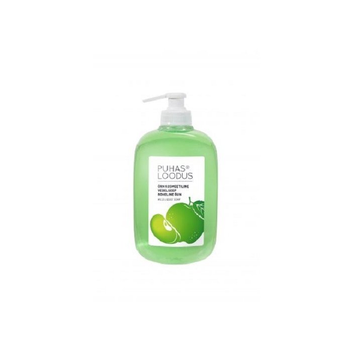 PUHAS LOODUS vedelseep Roheline Õun / 500ml