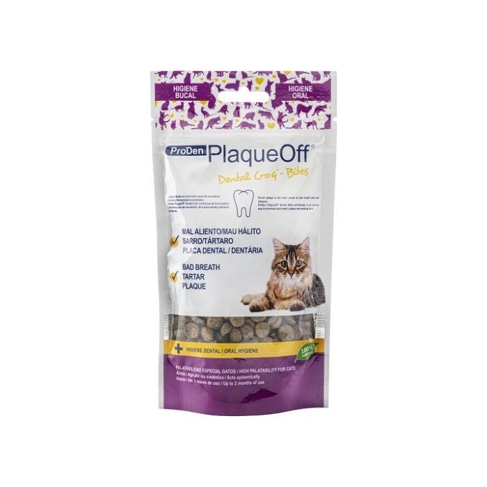 Plaque Off Dental Bites hambahooldus kassidele60g