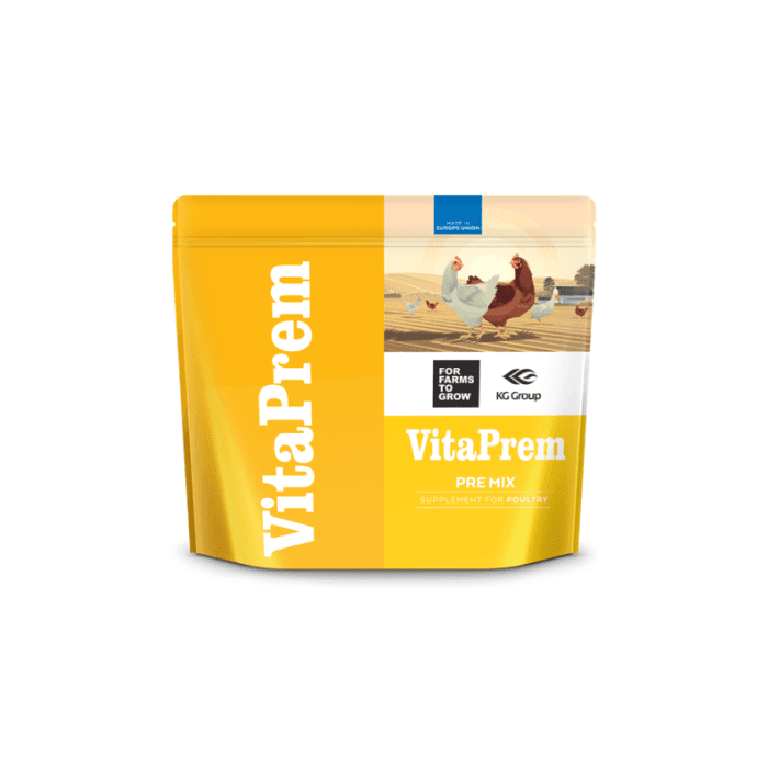 Munakande täiendsööt VitaPrem proteiin,vitamiinid, mineraalid 20% 4kg