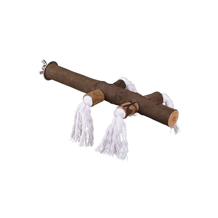Puuripulk lindudele Natural Living koos köiega, 25 cm/ø 25 mm