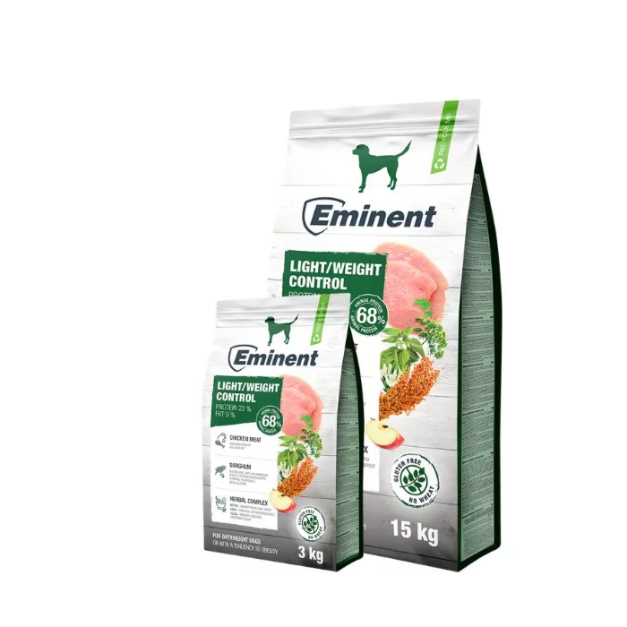 Eminent Light/Weight Control 23/9 gluteenivaba koeratoit kaalu probleemide ning ülekaalu korral igat tõugu koertele/ 3kg