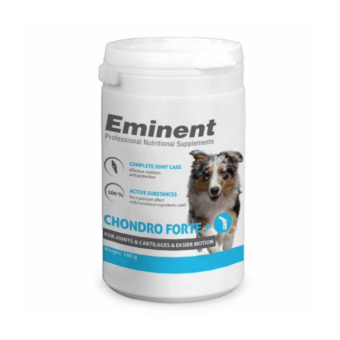 Eminent Chondro Forte+ toidulisand liigeste, kõhrede, kõõluste ja ligamentide õige toimimise jaoks/ 180g
