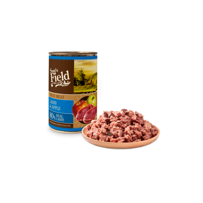 Sam’s Field Lamb & Apple konserv koertele 400g
