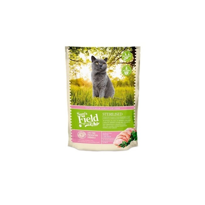 Sam's Field Sterilised kassitoit 0,4kg