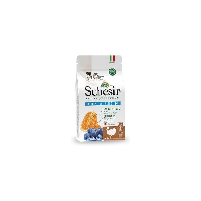 Schesir Natural Selection kuivtoit kassipoegadele kalkuniga / 1,4kg