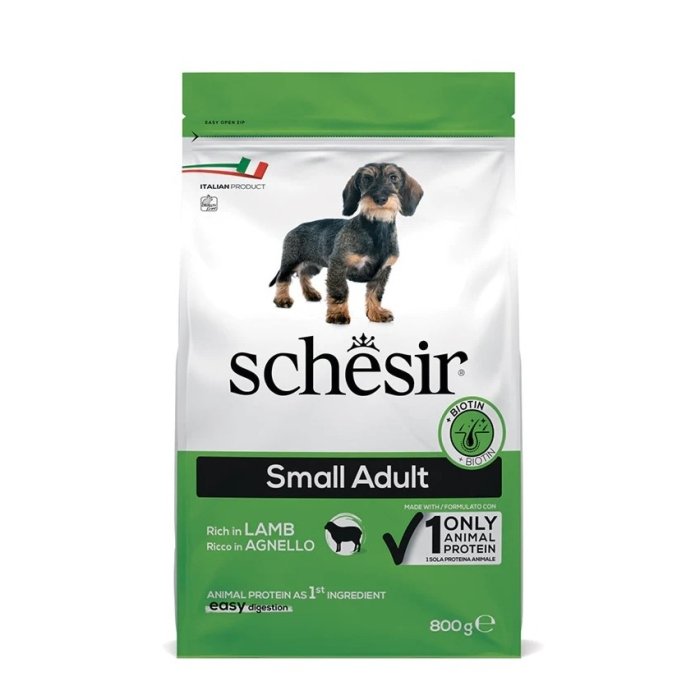 Schesir Small Maintenance lambalihaga 800g kuivtoit koertele