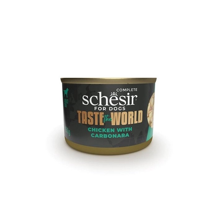 Schesir Taste The World kanaliha karbonara märg toit koertele 150g