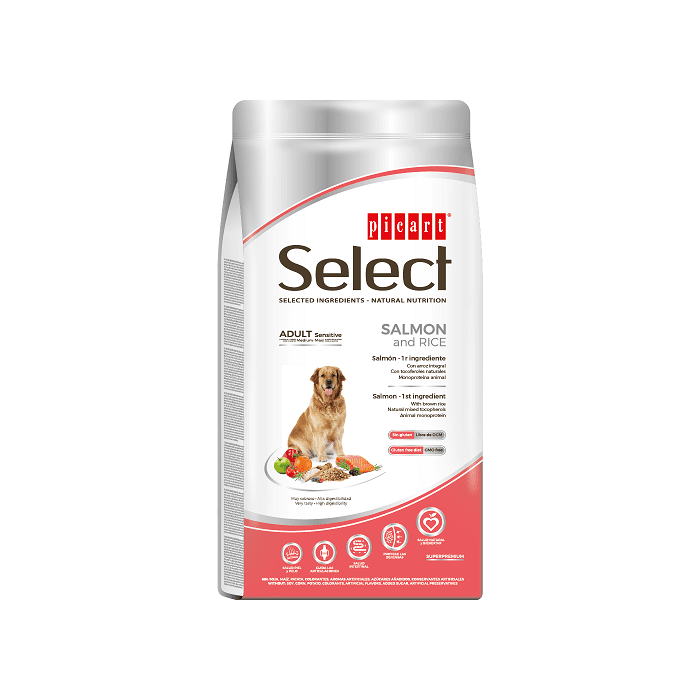 Select Adult Sensitive Salmon and Rice koeratoit  lõhe ja riisiga 3kg