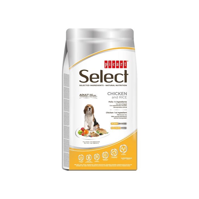 Select Adult Sterlilised Chicken and Rice koeratoit 3kg