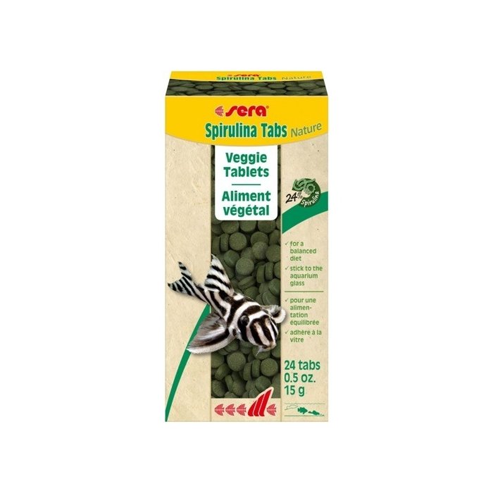 Spirulina Tabs spirulinaga sööt kõikidele taimetoitlastest kaladele / 100ml 60g